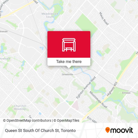 Queen St South Of Church St map