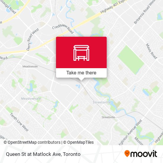 Queen St at Matlock Ave plan