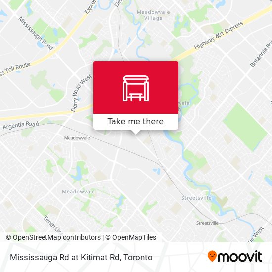 Mississauga Rd at Kitimat Rd map
