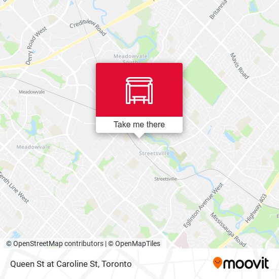 Queen St at Caroline St plan