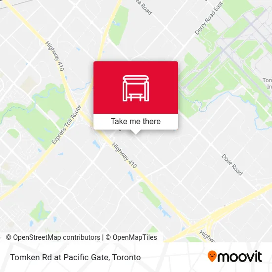 Tomken Rd at Pacific Gate map