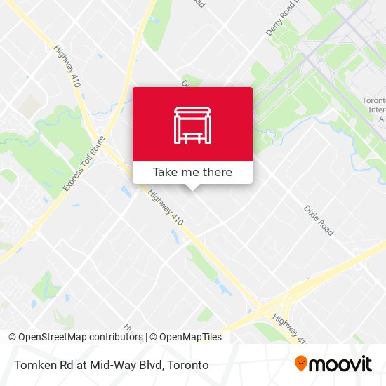 Tomken Rd at Mid-Way Blvd plan
