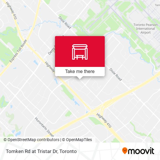 Tomken Rd at Tristar Dr map