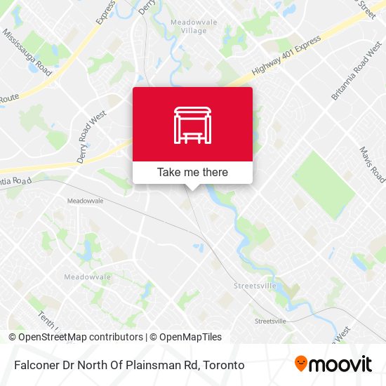 Falconer Dr North Of Plainsman Rd map