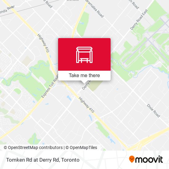 Tomken Rd at Derry Rd map