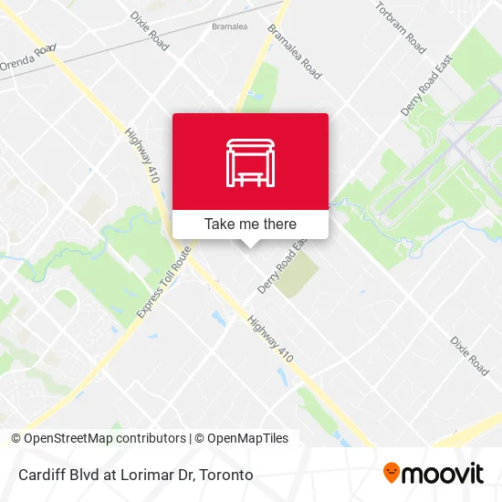 Cardiff Blvd at Lorimar Dr map