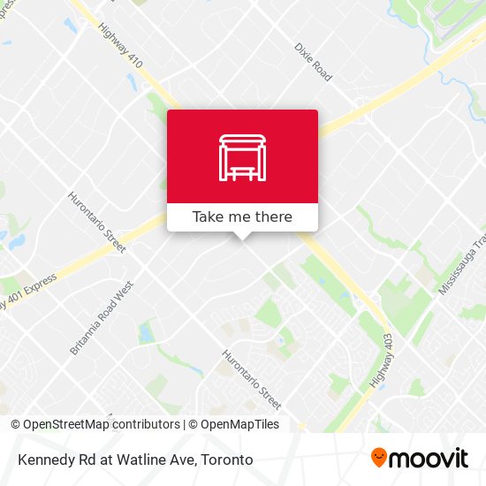 Kennedy Rd at Watline Ave map