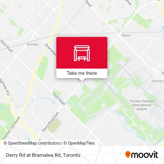 Derry Rd at Bramalea Rd map