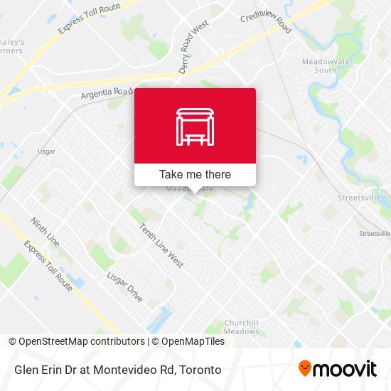 Glen Erin Dr at Montevideo Rd map