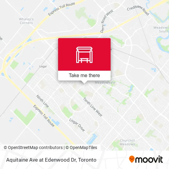 Aquitaine Ave at Edenwood Dr map