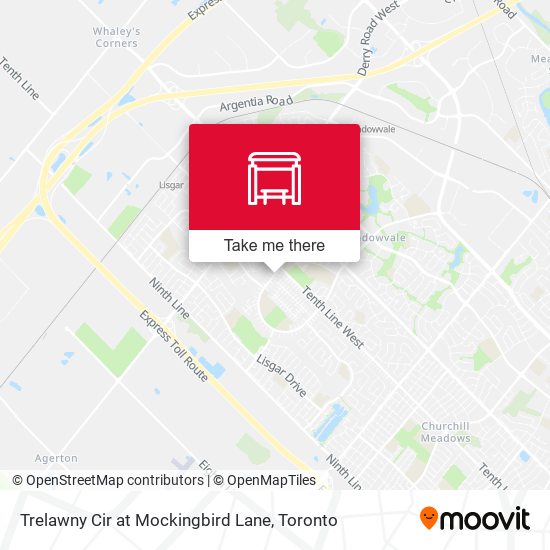 Trelawny Cir at Mockingbird Lane map
