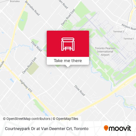 Courtneypark Dr at Van Deemter Crt plan