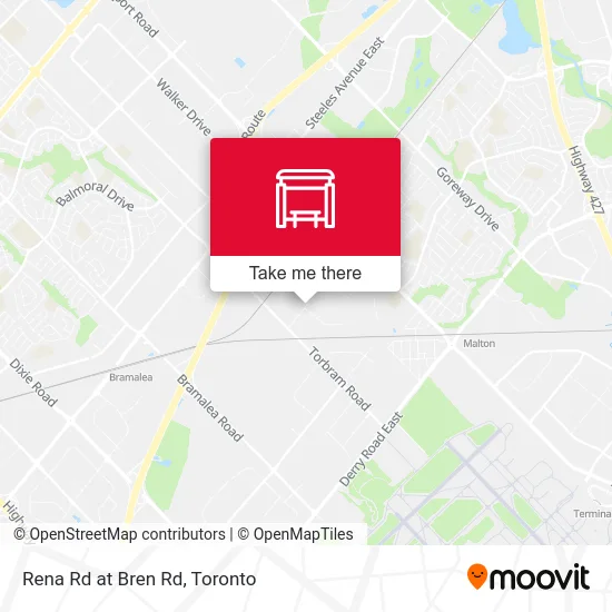 Rena Rd at Bren Rd map