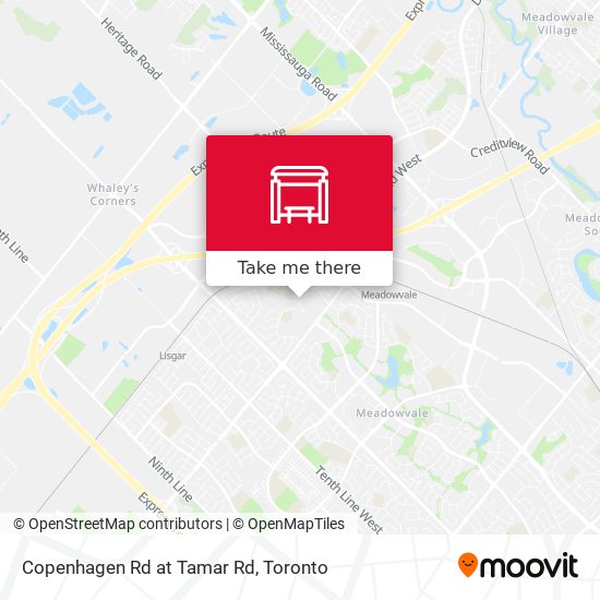 Copenhagen Rd at Tamar Rd map
