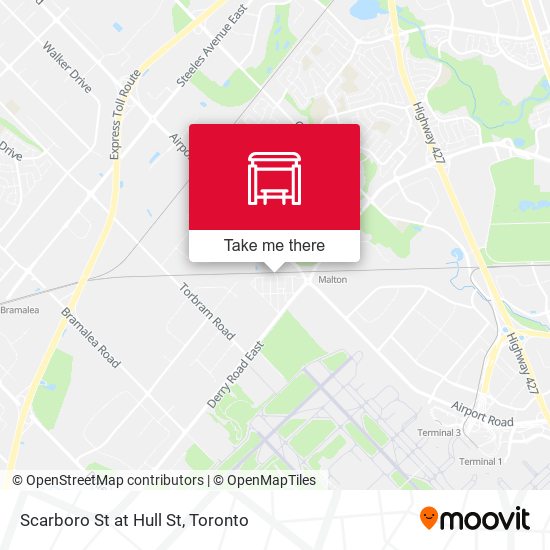 Scarboro St at Hull St map