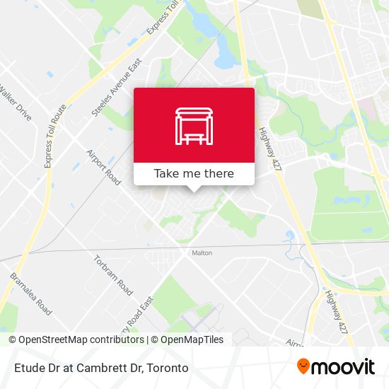 Etude Dr at Cambrett Dr map