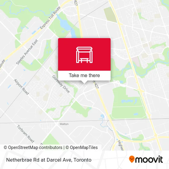 Netherbrae Rd at Darcel Ave map