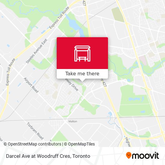 Darcel Ave at Woodruff Cres map