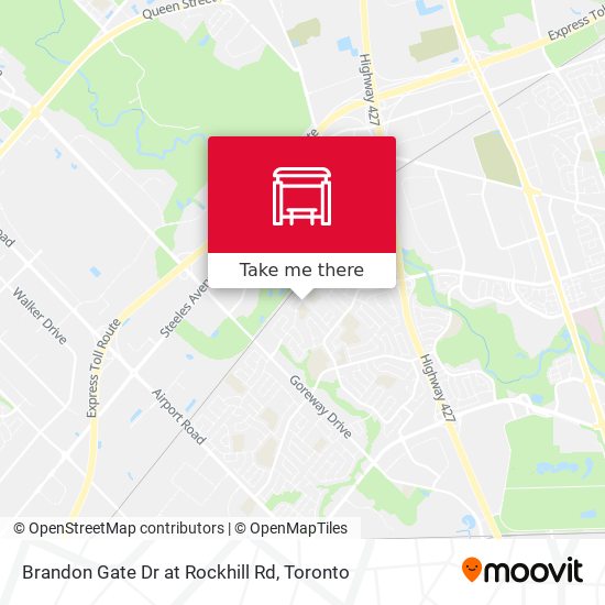 Brandon Gate Dr at Rockhill Rd map