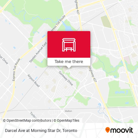 Darcel Ave at Morning Star Dr map