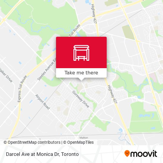 Darcel Ave at Monica Dr map