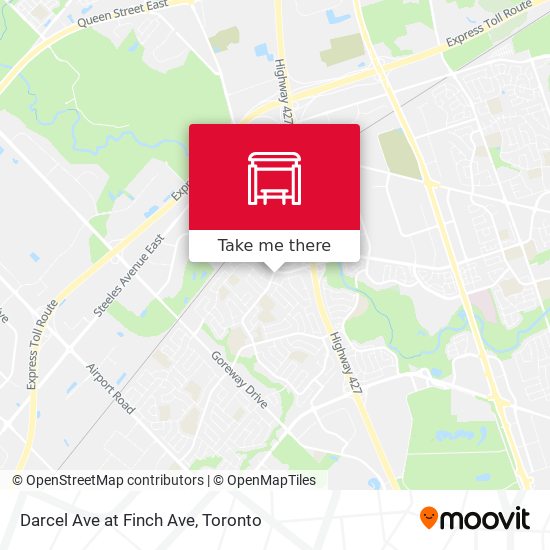 Darcel Ave at Finch Ave map