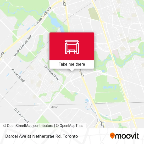 Darcel Ave at Netherbrae Rd map