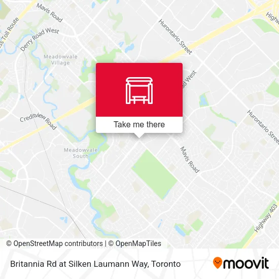 Britannia Rd at Silken Laumann Way map