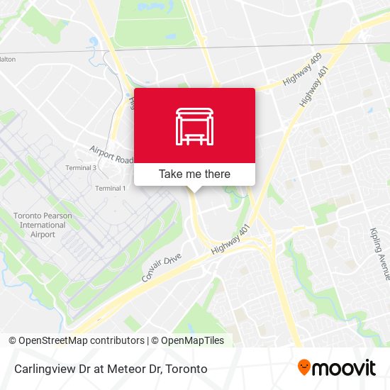 Carlingview Dr at Meteor Dr map