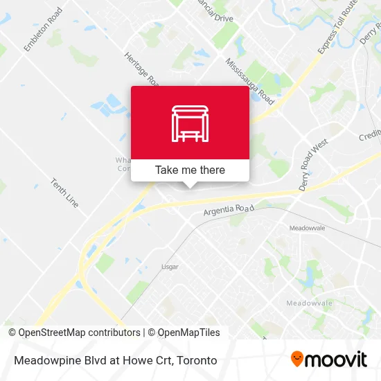 Meadowpine Blvd at Howe Crt map