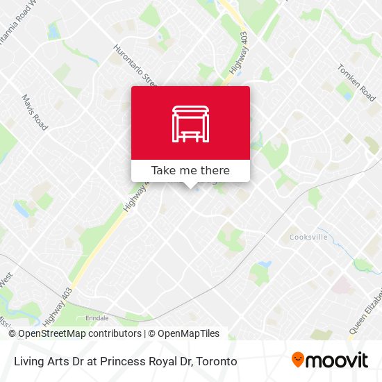Living Arts Dr at Princess Royal Dr map