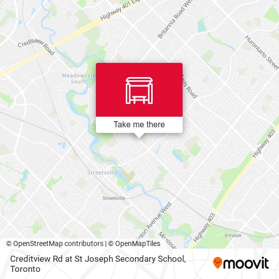 Creditview Rd at St Joseph Secondary School map