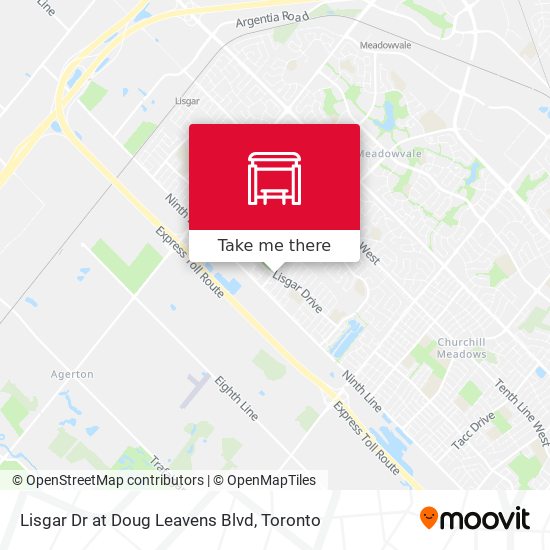 Lisgar Dr at Doug Leavens Blvd plan