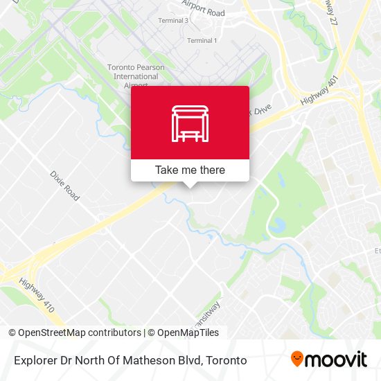 Explorer Dr North Of Matheson Blvd map