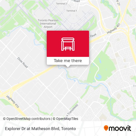Explorer Dr at Matheson Blvd map