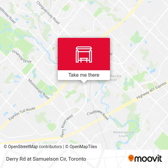 Derry Rd at Samuelson Cir map