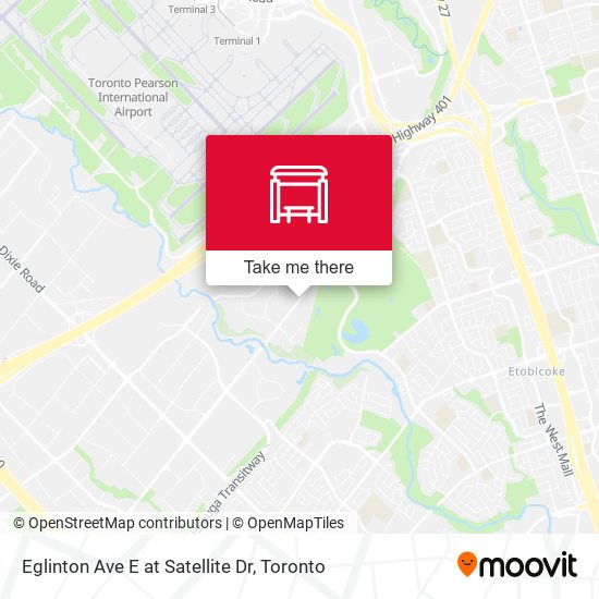 Eglinton Ave E at Satellite Dr map