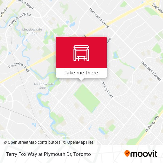 Terry Fox Way at Plymouth Dr plan