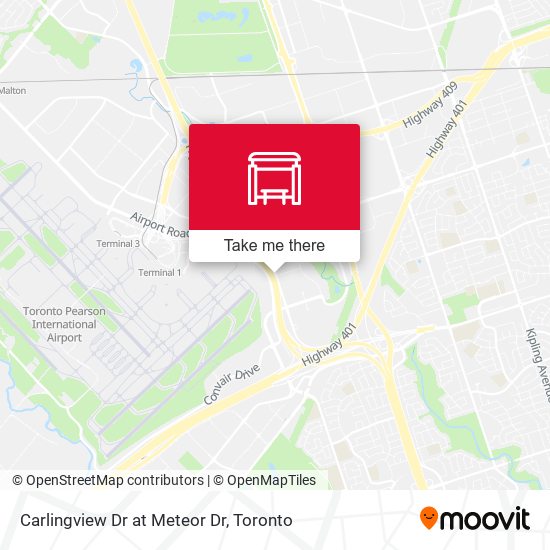 Carlingview Dr at Meteor Dr map
