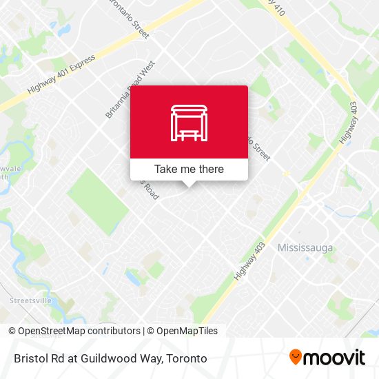 Bristol Rd at Guildwood Way plan