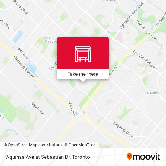 Aquinas Ave at Sebastian Dr map