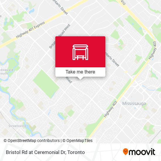 Bristol Rd at Ceremonial Dr map