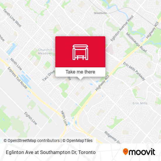 Eglinton Ave at Southampton Dr plan