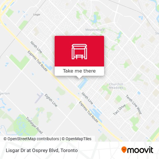 Lisgar Dr at Osprey Blvd map