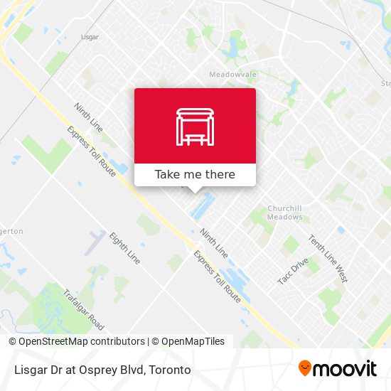 Lisgar Dr at Osprey Blvd map