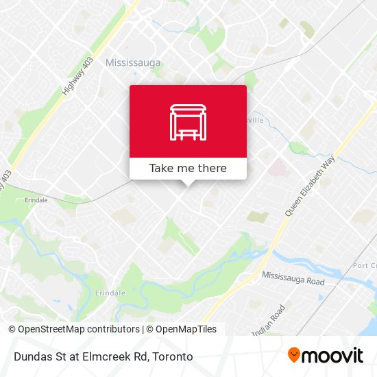 Dundas St at Elmcreek Rd map