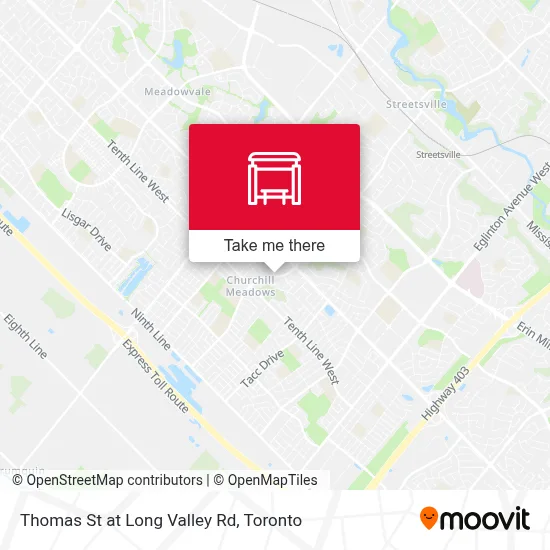 Thomas St at Long Valley Rd map