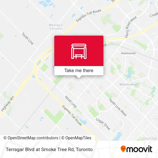 Terragar Blvd at Smoke Tree Rd map