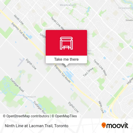 Ninth Line at Lacman Trail map