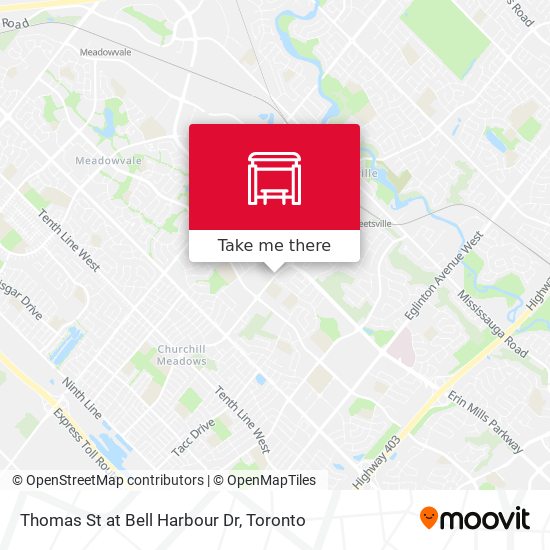 Thomas St at Bell Harbour Dr map